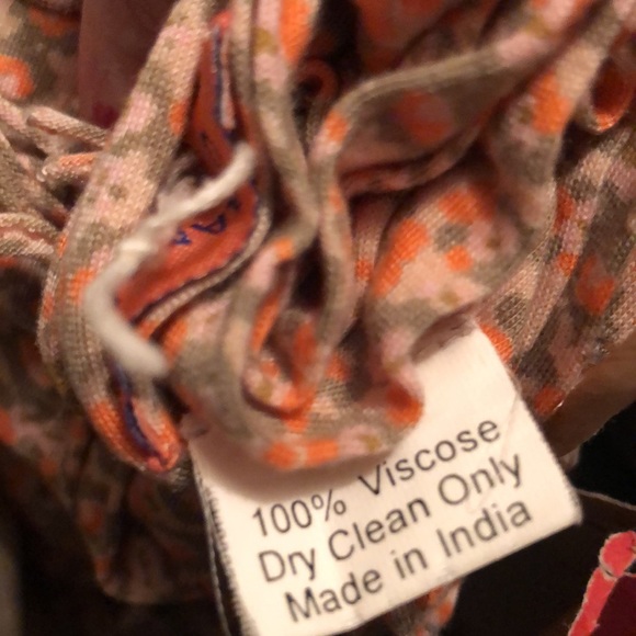 Chan Luu summer coral fringe scarf - Picture 4 of 5